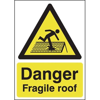RS PRO Floor Sign Hazard & Warning Label A3 Polypropylene Rigid Yellow Black English 420x297 mm 181-2258