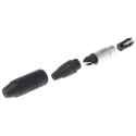 Neutrik Cable XLR Connector Straight 50V Female 3 Way Gold Alloy over Nickel Plating NC3FXX-HD-D