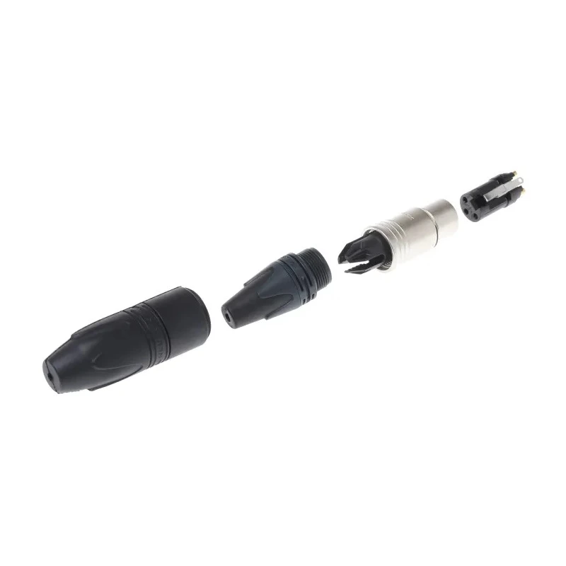 Neutrik Cable XLR Connector Straight 50V Female 3 Way Gold Alloy over Nickel Plating NC3FXX-HD-D