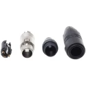 Neutrik Cable XLR Connector Straight 50V Female 3 Way Gold Alloy over Nickel Plating NC3FXX-HD-D