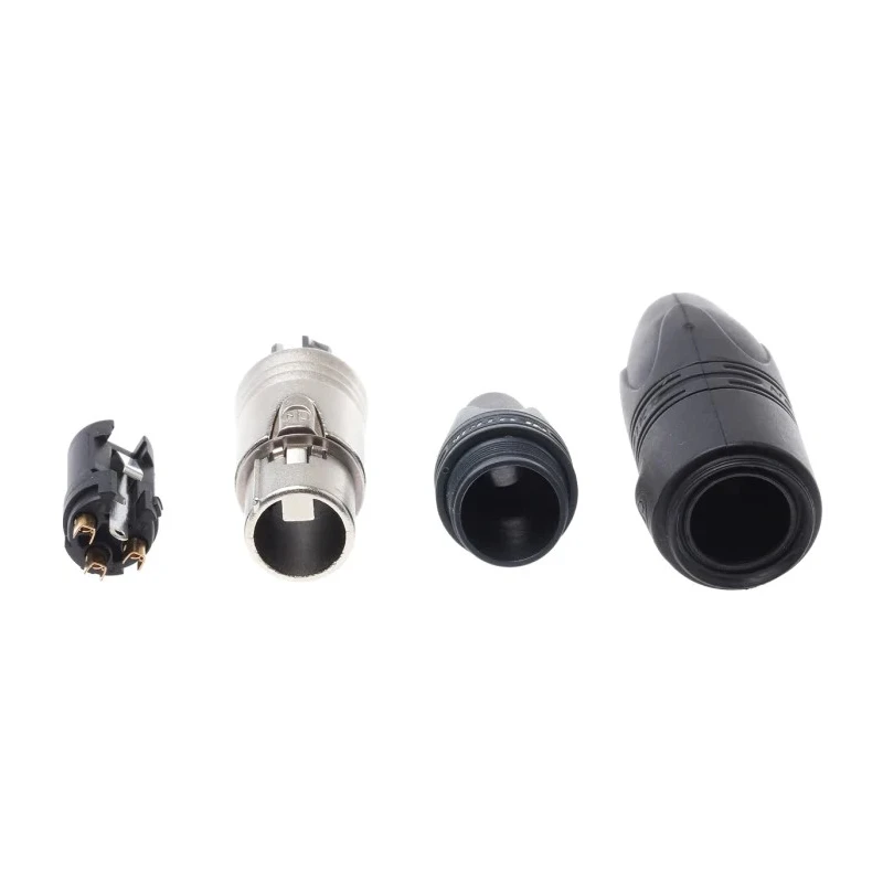 Neutrik Cable XLR Connector Straight 50V Female 3 Way Gold Alloy over Nickel Plating NC3FXX-HD-D