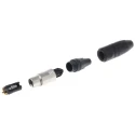 Neutrik Cable XLR Connector Straight 50V Female 3 Way Gold Alloy over Nickel Plating NC3FXX-HD-D