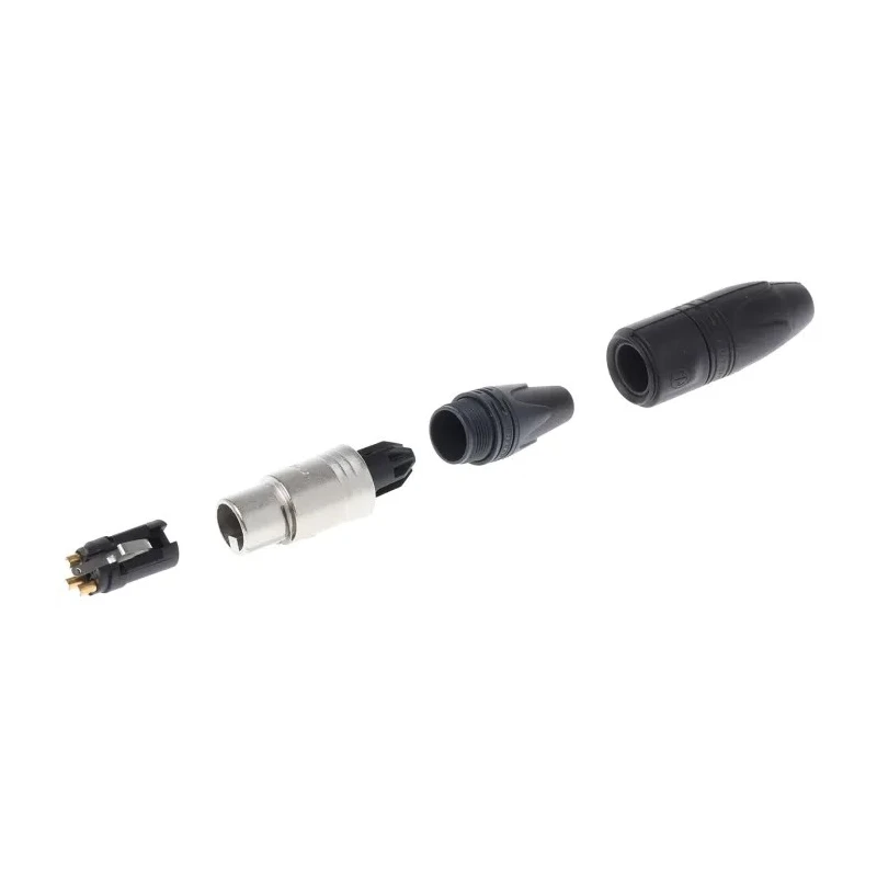 Neutrik Cable XLR Connector Straight 50V Female 3 Way Gold Alloy over Nickel Plating NC3FXX-HD-D