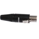 Re-An Products Cable XLR Connector Straight Female 4 Way Gold Plating RT4FC-B