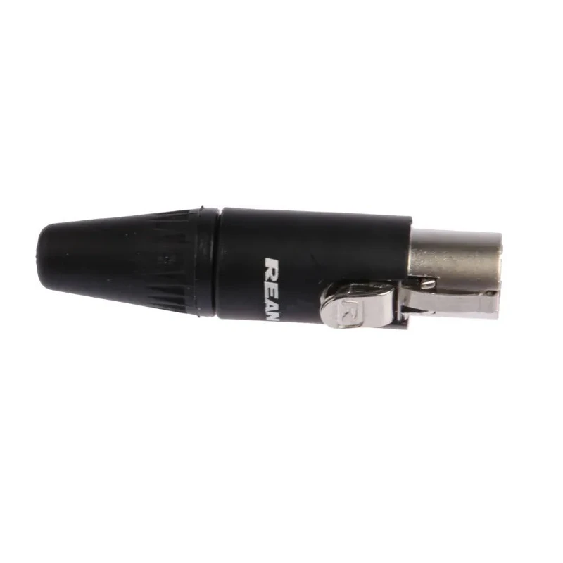 Re-An Products Cable XLR Connector Straight Female 4 Way Gold Plating RT4FC-B