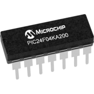 Microchip 16-Bit PIC Microcontroller 32 MHz 4kB FLASH 14-Pin PDIP PIC24F