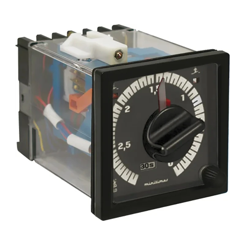 Dold 7666 Series Panel Mount Timer Relay, 4-Contact, DPDT Switch, 60 V dc 230V ac, 0.2 s EF7666.24 AC50/60Hz 230V 0,2s-60h