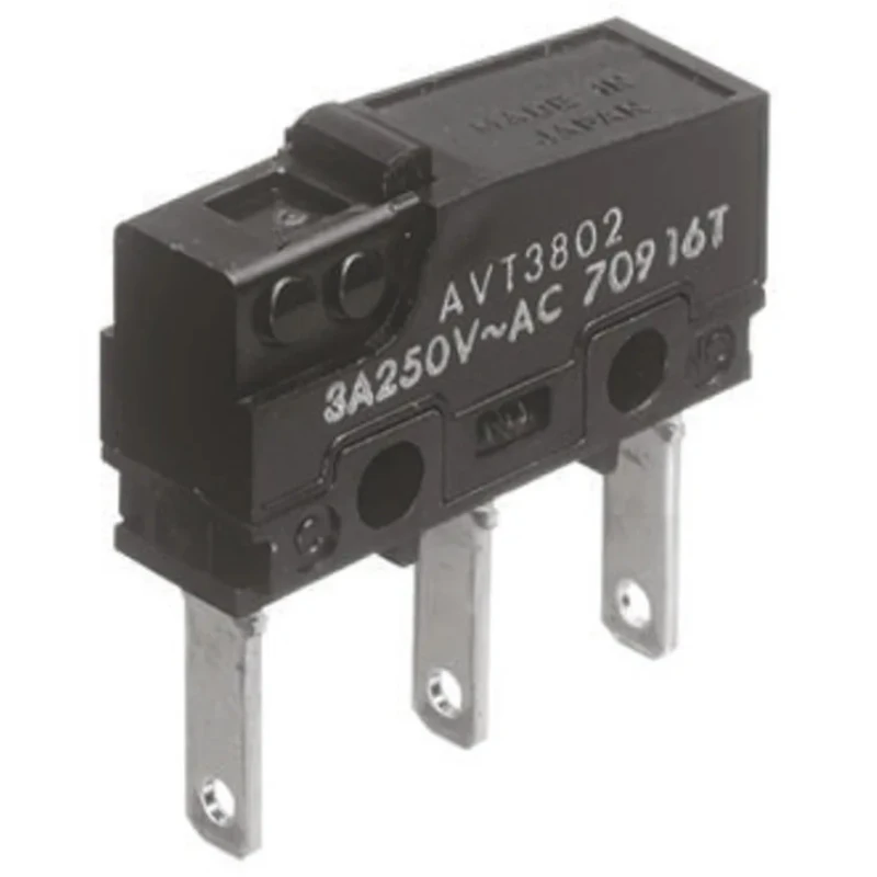Panasonic Pin Plunger Micro Switch Tab Terminal 3A 250V ac SPCO AVT38023-A