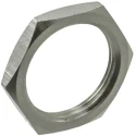 Deltron Chrome Plated Brass Hex Nut 5/8 UNF RoHS 650-0300-3