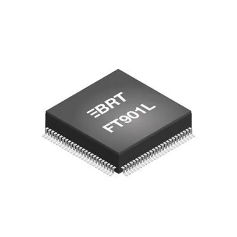 Bridgetek 32 bit FT32 FT90 Microcontroller 100 MHz 256kB FLASH 100-Pin LQFP FT901L-C-T