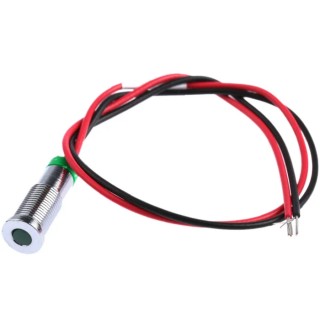 RS PRO LED Panel Mount Indicator 6 mm Mount Hole Size Lead Wire Termination IP67 700-1794
