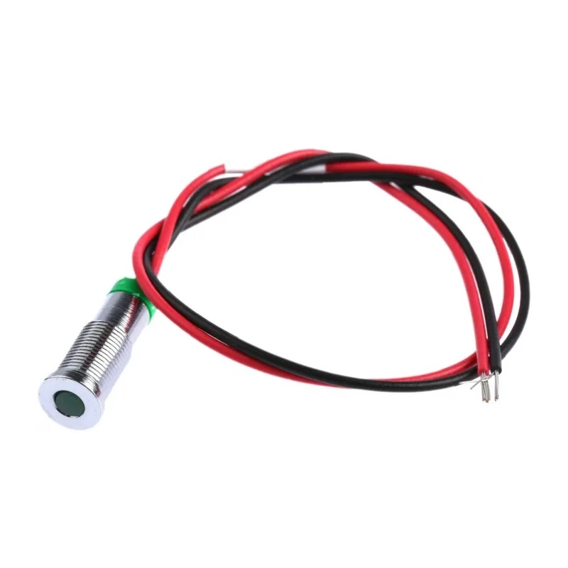 RS PRO LED Panel Mount Indicator 6 mm Mount Hole Size Lead Wire Termination IP67 700-1794