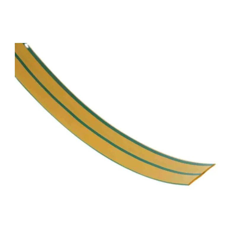 RS PRO Flexible Polyolefin Heat Shrink Tubing Green Yellow 12 mm Sleeve Diameter x 4 m Length 3:1 Ratio 700-4608