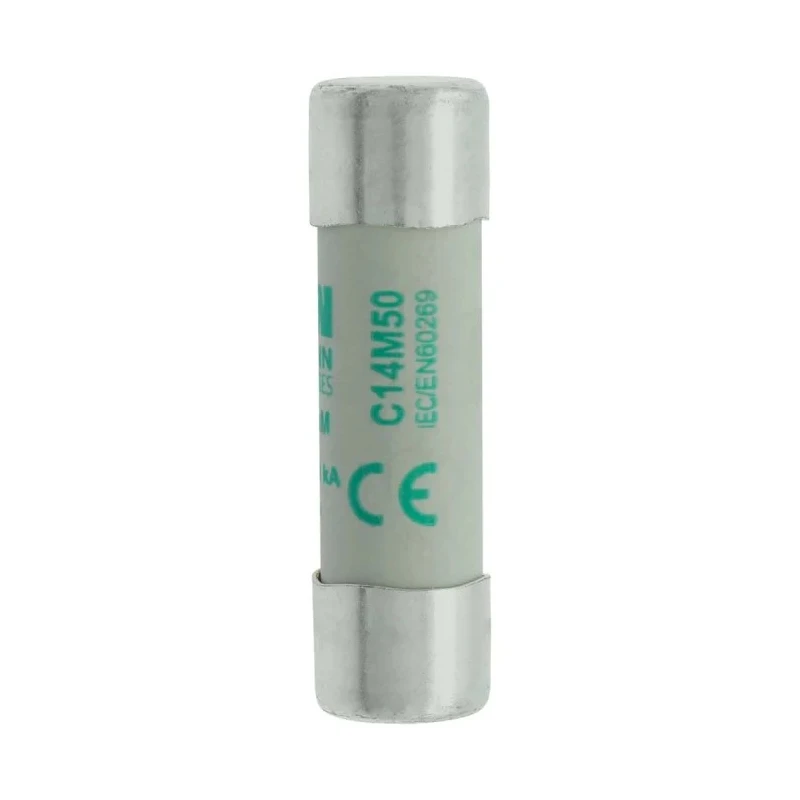Eaton 50A AM Ceramic Cartridge Fuse 14 x 51 mm 400V AC C14M50