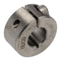 Huco Stainless Steel One Piece Shaft Collar Clamp Screw, Bore Diameter 8mm, Outside Diameter 18mm, Width 9mm 046102008