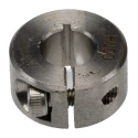 Huco Stainless Steel One Piece Shaft Collar Clamp Screw, Bore Diameter 8mm, Outside Diameter 18mm, Width 9mm 046102008