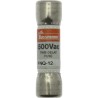 Eaton 12A T Ceramic Cartridge Fuse, 10 x 38 mm, 500V AC, Time Delay, Series FNQ FNQ-12