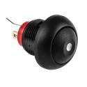 KNITTER-SWITCH DPWL Series Illuminated Miniature Push Button Switch, Momentary, Panel Mount, 12.9 mm Cutout, SPST DPWL1CGKG
