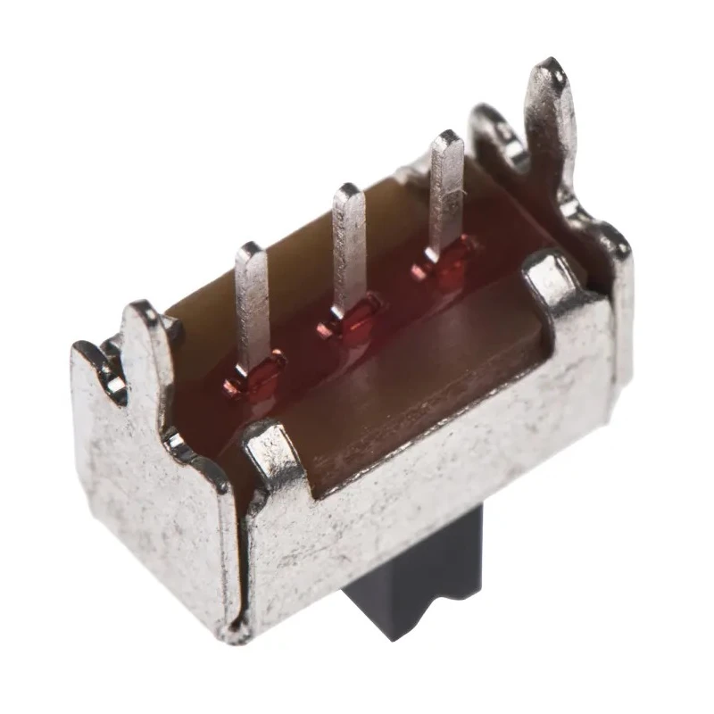 KNITTER-SWITCH PCB Slide Switch SPDT Latching 100mA Silver over Nickel Plated Copper Alloy MFP113D