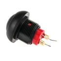 KNITTER-SWITCH DPWL Series Illuminated Miniature Push Button Switch, Momentary, Panel Mount, 12.9 mm Cutout, SPST DPWL1CGKG