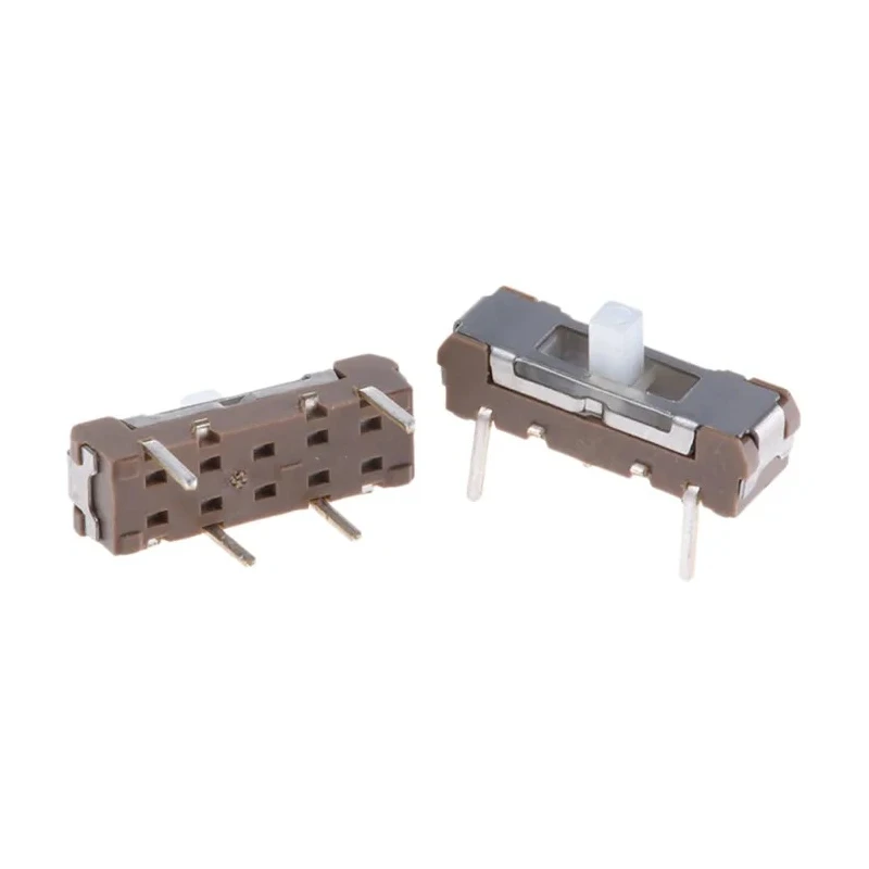 KNITTER-SWITCH PCB Slide Switch SPST On-On-On 200mA 30V dc Polyamide Actuator MMP131
