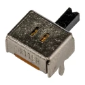 KNITTER-SWITCH PCB Slide Switch DPDT Latching 100mA 30V Silver over Nickel Plated Copper Alloy MFP213N-RA