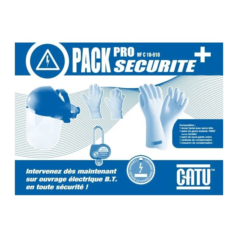 Catu Electrician Lockout Kit with 1 Lock, 6 mm Shackle Diameter, 50 mm Length KIT185102