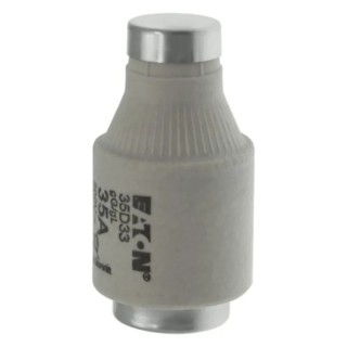 Eaton 35A 500V AC D3 Bottle Fuse with E33 Thread Size, gG Type 35D33