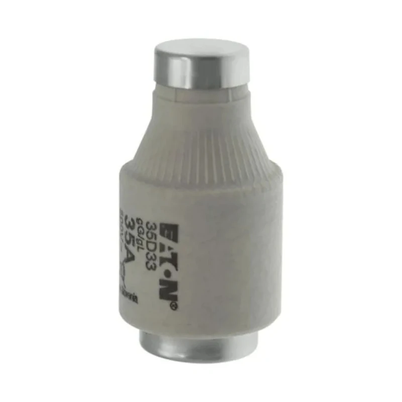Eaton 35A 500V AC D3 Bottle Fuse with E33 Thread Size, gG Type 35D33