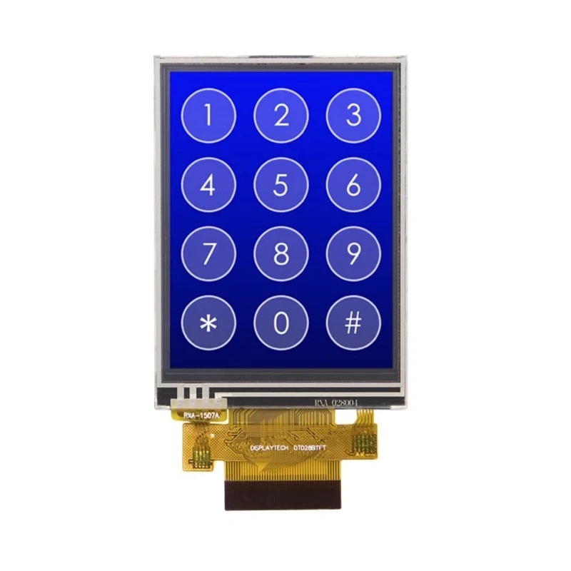 Displaytech DT028BTFT-TS 2.8 inch TFT LCD Display Touch Screen 240 x 320 Pixel SPI Interface China
