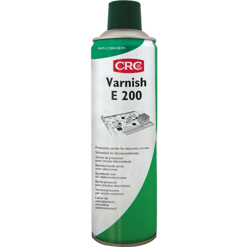 CRC Opaque Acrylic Resin Protective Varnish for PCB Electronic, Aerosol 400 ml 80kV/mm Dielectric Strength 32915