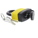 ABUS Keyed Aluminium Steel Safety Padlock Weatherproof Keyed Alike 8mm Shackle 53mm Body 70AL/45 YELLOW KA