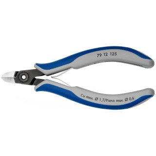 Knipex Precision Electronic Reinforced Side Cutter with Bevel Cutting Edges 125mm 79 12 125