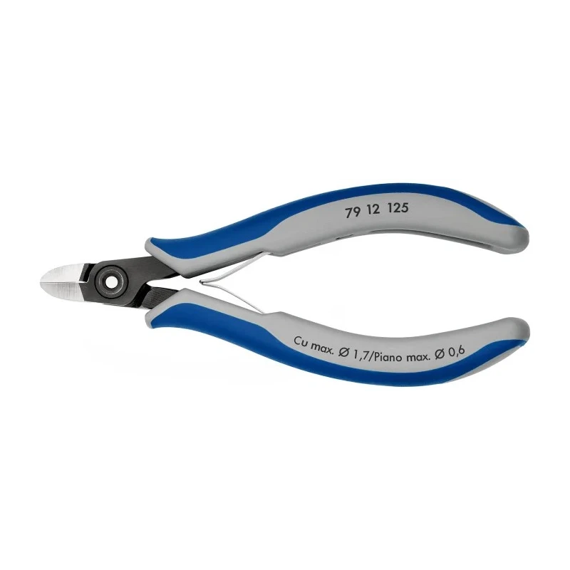 Knipex Precision Electronic Reinforced Side Cutter with Bevel Cutting Edges 125mm 79 12 125