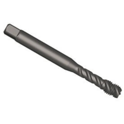 Dormer Metric Standard Spiral Flute Machine Threading Tap, M6 Thread Size, 80mm Length, HSS-E Material EX01M6
