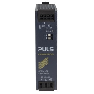 PULS CP DIN Rail Power Supply 150 V DC, 240 V AC Input, 24 V DC 5 A Output, 120 W CP5.241-S2