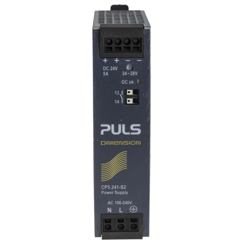 PULS CP DIN Rail Power Supply 150 V DC, 240 V AC Input, 24 V DC 5 A Output, 120 W CP5.241-S2