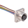 binder Female 8 Way M12 Sensor Actuator Cable 200 mm Polyamide Jacket 60V IP68 09-3488-00-08