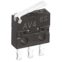 Panasonic Hinge Lever Micro Switch, Snap-In Latch, Solder Terminal, 100mA, 30V dc, AV402461