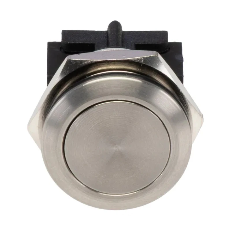 Bulgin Push Button Switch, Momentary SPST, Panel Mount, 19.2 mm Cutout, IP66, 5A 28V DC 250V AC MP0031