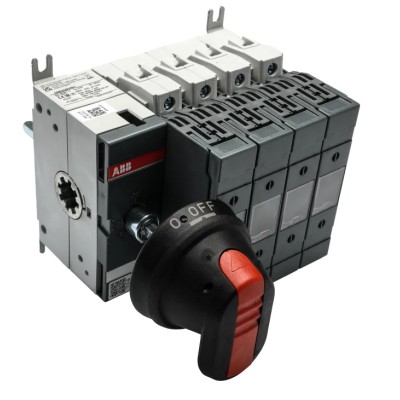 ABB 4-Pole Fuse Switch Disconnector 63A 690V AC Screw Terminal Non-Enclosed OS63GB04N1P 1SCA115238R1001