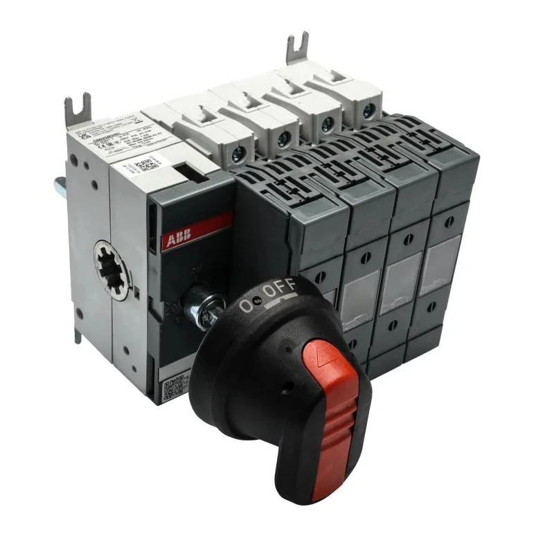 ABB 4-Pole Fuse Switch Disconnector 63A 690V AC Screw Terminal Non-Enclosed OS63GB04N1P 1SCA115238R1001