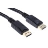 RS PRO Male DisplayPort to Male DisplayPort Cable, Polyvinyl Chloride Jacket, 2 m 182-8553