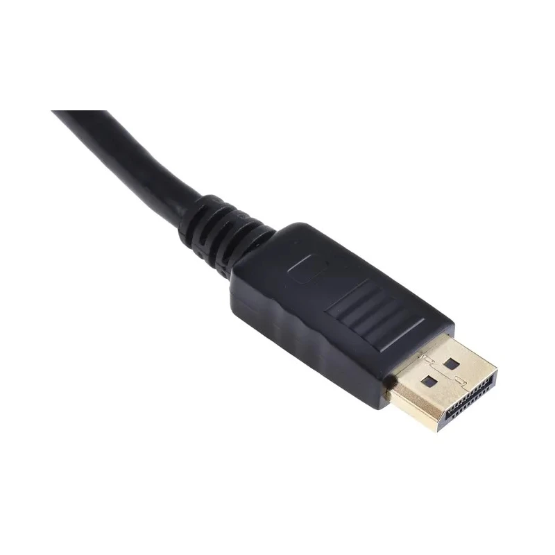 RS PRO Male DisplayPort to Male DisplayPort Cable, Polyvinyl Chloride Jacket, 2 m 182-8553