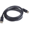 RS PRO Male DisplayPort to Male DisplayPort Cable, Polyvinyl Chloride Jacket, 2 m 182-8553