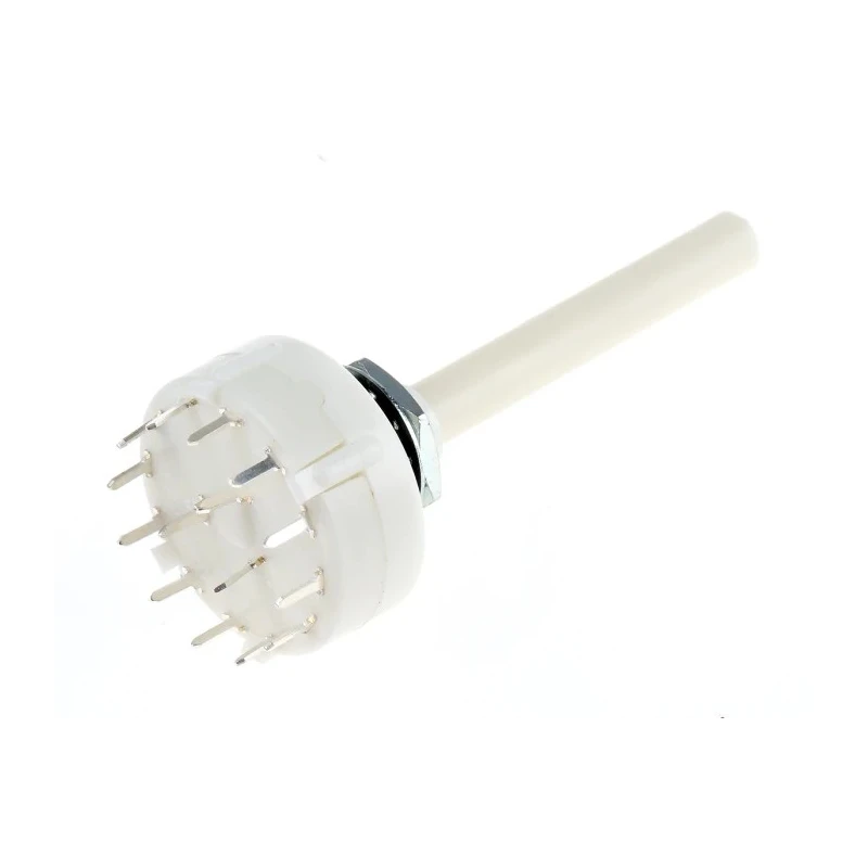 Lorlin CKF Series 3P4T Rotary Switch, 150mA Contact Current, Nylon Housing, IP65, PCB Mount CKF1051