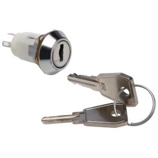 Lorlin Key Switch SPCO 1A 3-Way Common-Key Tapered Bezel Fibreglass Reinforced Polyamide SRL-5-F-S-2