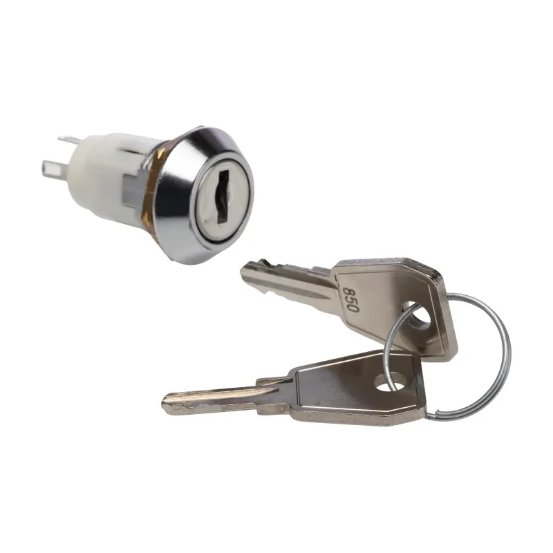 Lorlin Key Switch SPCO 1A 3-Way Common-Key Tapered Bezel Fibreglass Reinforced Polyamide SRL-5-F-S-2
