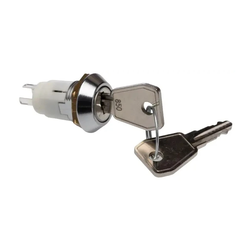 Lorlin Key Switch SPCO 1A 3-Way Common-Key Tapered Bezel Fibreglass Reinforced Polyamide SRL-5-F-S-2