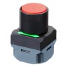 Omron Illuminated Push Button Complete Unit Panel Mount 40 mm Cutout Wireless Momentary Switch with Green A2W-TB-WC1 EU2BR